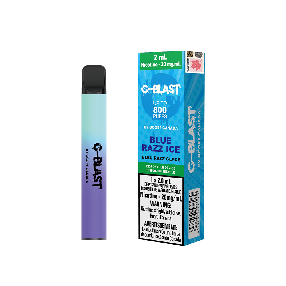 Blue Razz Ice G Blast 800 Blue Razz Ice 2.0ml 800 (20mg/mL) (10PCS)<b style="color:red">(Tax not Incl.)</b> - Image 1