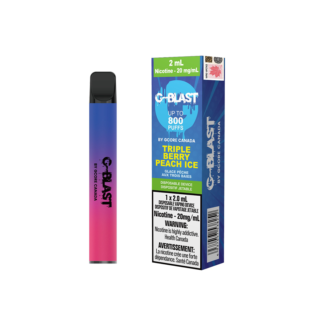 Tripple Berry Peach ICe G Blast 800 Triple Berry Peach Ice 2.0ml 800 (20mg/mL) (10PCS)<b style="color:red">(Tax not Incl.)</b> - Image 1