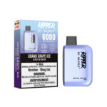 Grand Grape Ice Rufpuf Ripper 6000 (10mg/ML / 10PCs) <b style="color:red">(Tax not Incl.)</b>