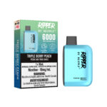 Triple Berry Peach Rufpuf Ripper 6000 (10mg/ML / 10PCs) <b style="color:yellow">(Tax not Incl.)</b>