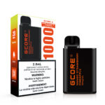 Mango Strawberry Pineapple Gcore X 1000 Puffs (10PC) (20mg) <b style="color:red">(Tax not Incl.)</b>