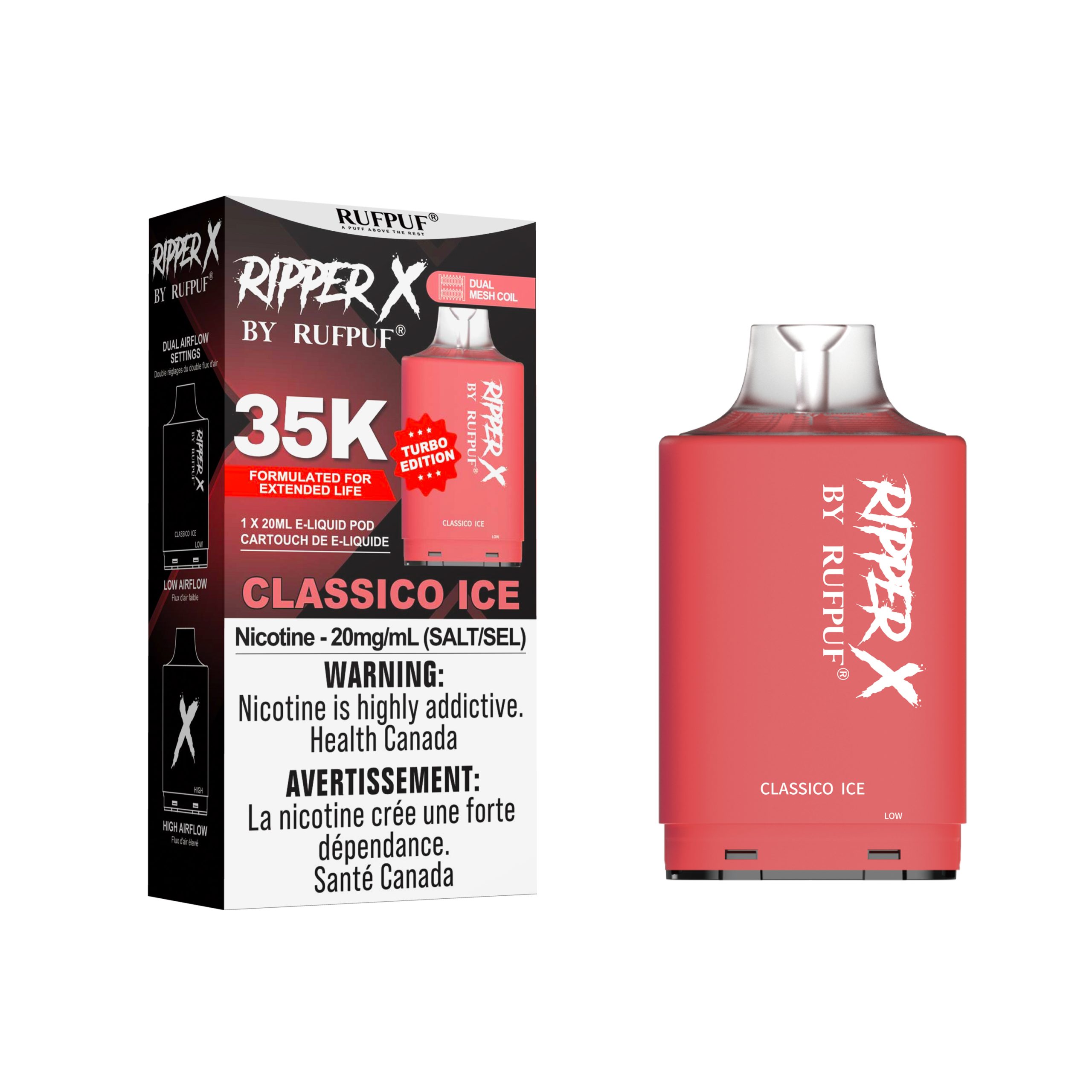 CLASSICO ICE CLASSICO ICE RIPPER X 35K (20mg/ML / 5PCs) <b style="color: red">(Tax not Incl.)</b> - Image 1