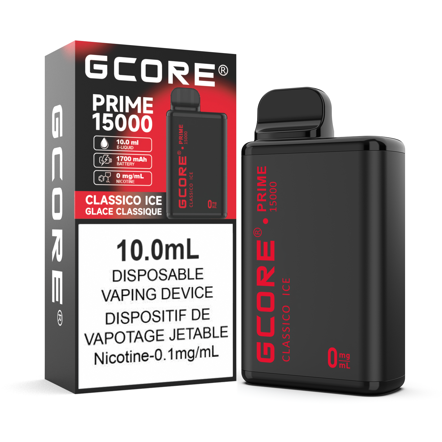 CLASSICO ICE Classico Ice 0mg/ml Prime 15000 Puffs (5pcs)<b Style="color:red">(Tax Not Incl.)</b> - Image 1