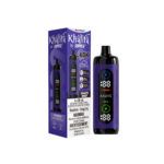 GRAPE MINT(5MG) (60K) KHALIFA BAR (5Pcs) <b Style="color:yellow">(Tax Not Incl.)</b>