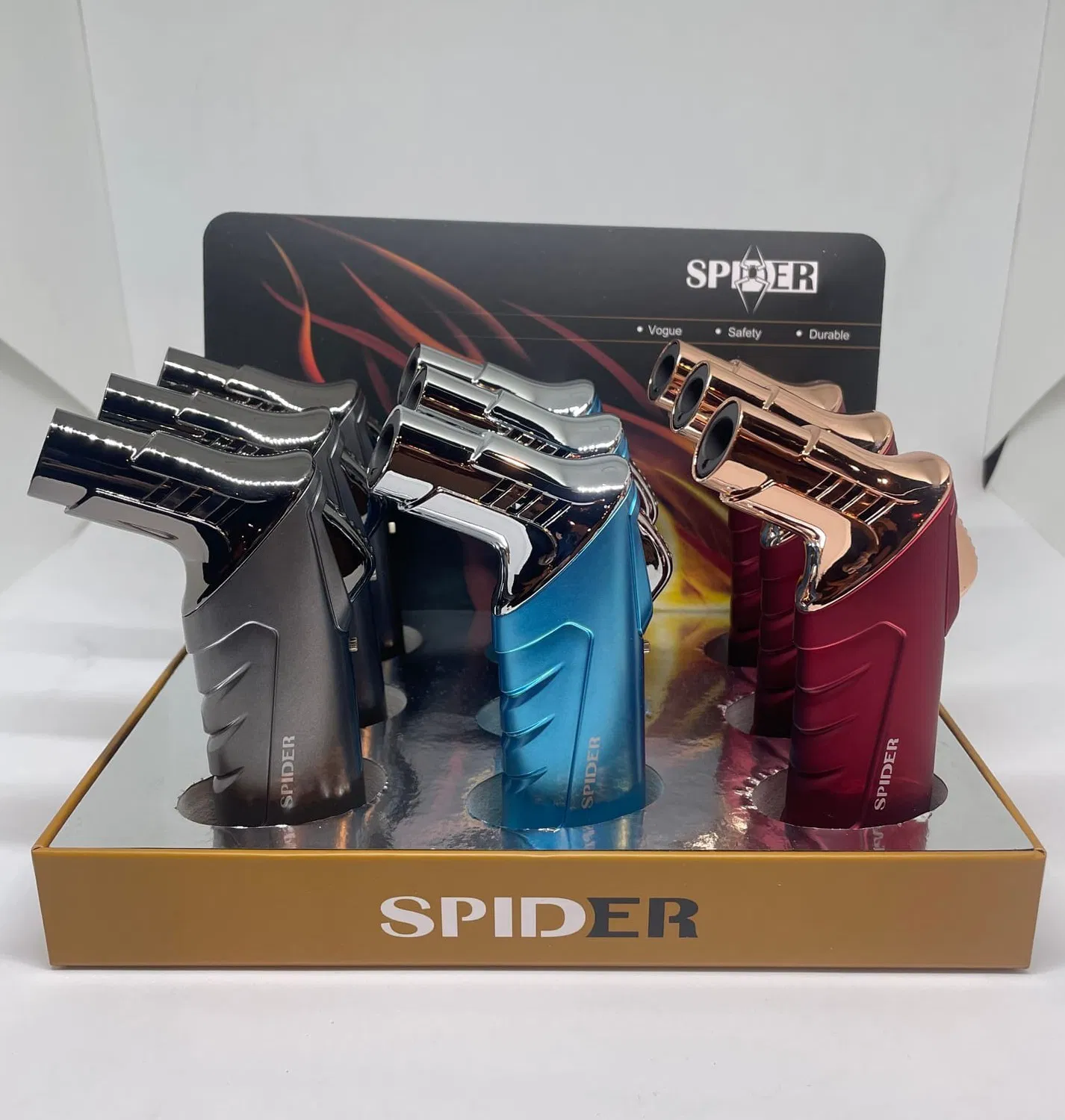 SP-313A SP-313A Spider Refillable Butane Torch Lighter - Image 1