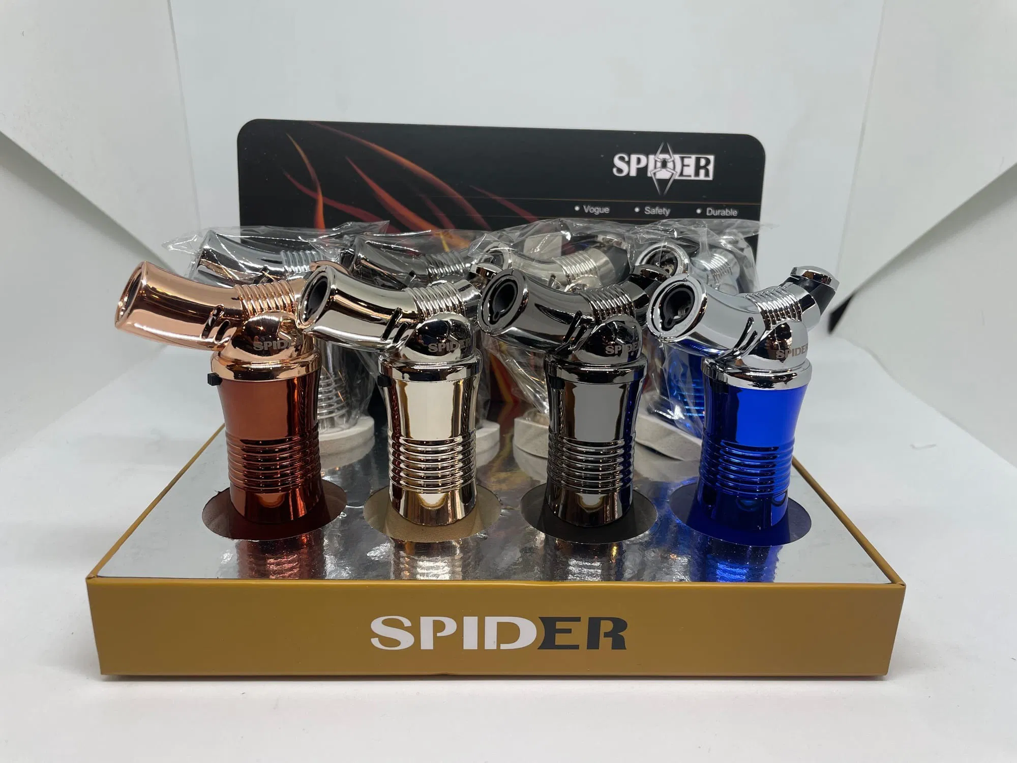 SP-565 SP-565 Spider Refillable Butane Torch Lighter - Image 1