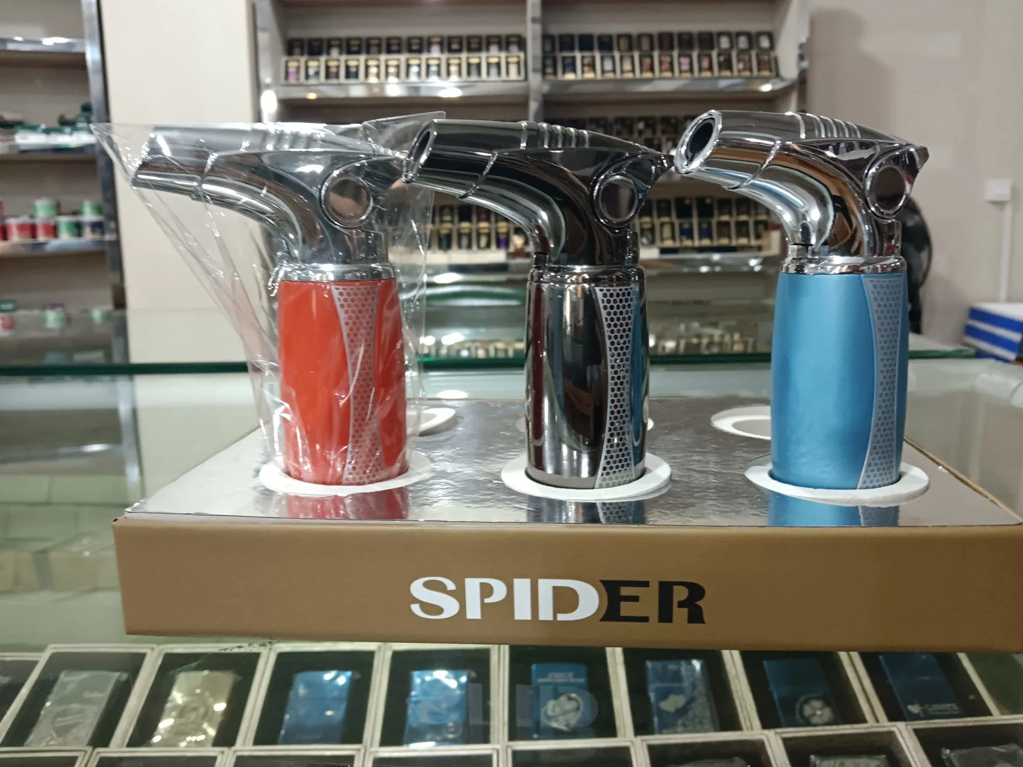 SP-969 SP-969 Spider Refillable Butane Torch Lighter - Image 1