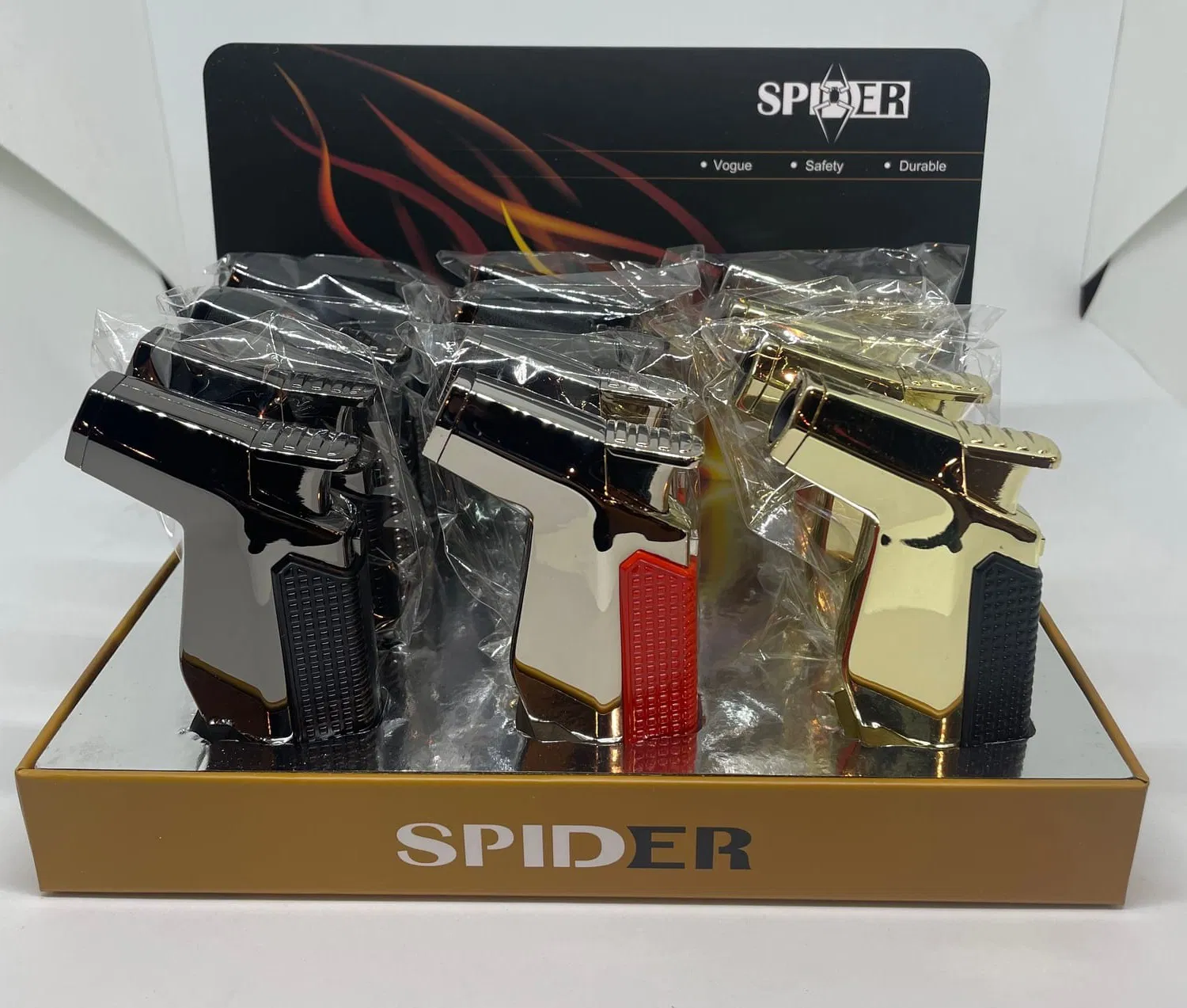 SP-995 SP-995 Spider Refillable Butane Torch Lighter - Image 1