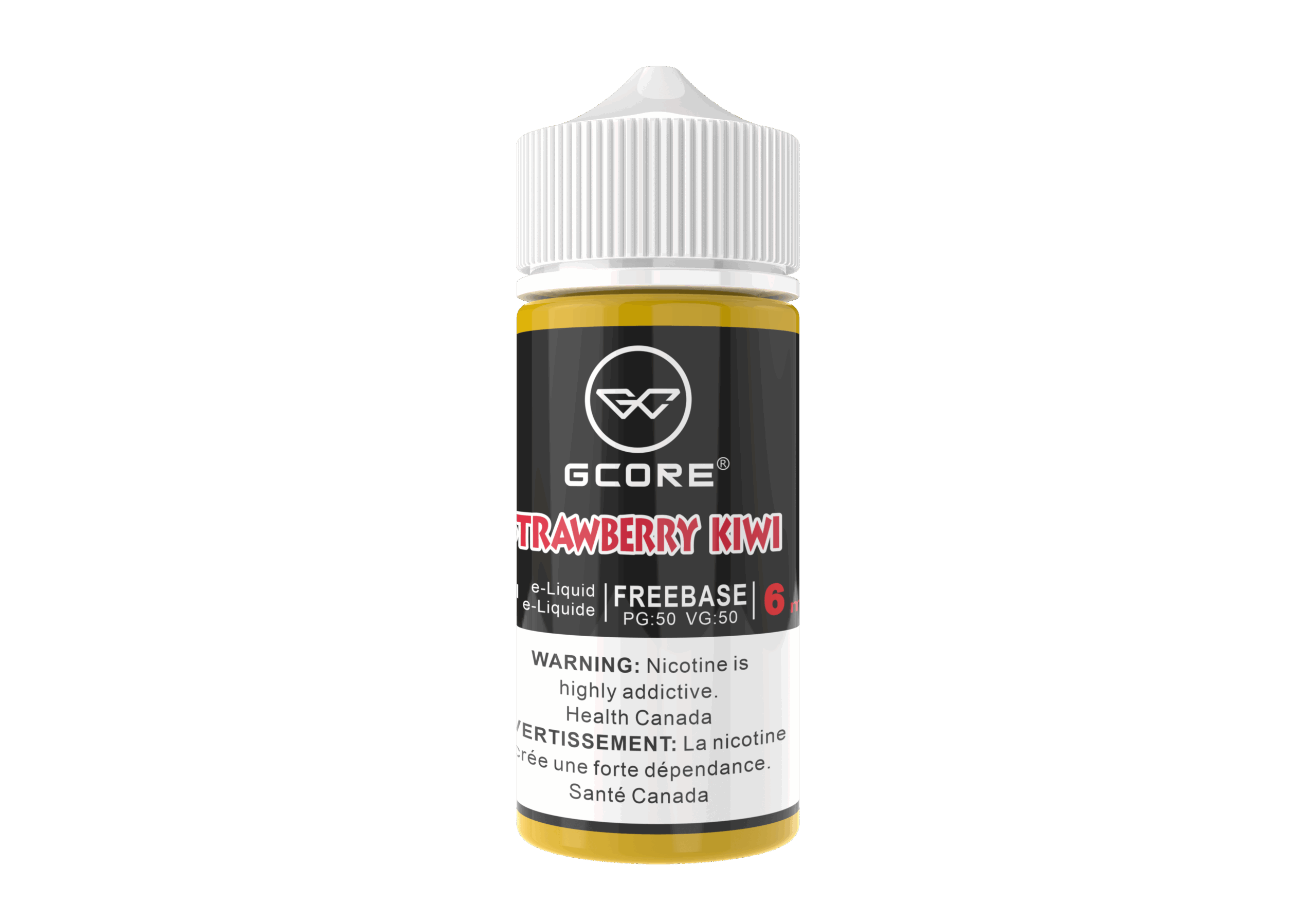 G9---100mLStrawberry Kiwi 6mg Strawberry Kiwi <b style="color:#2ECC71;">6mg/ml</b> FREEBASE 100ML E-juice <b style="color:yellow">(Tax not Incl.)</b> - Image 1