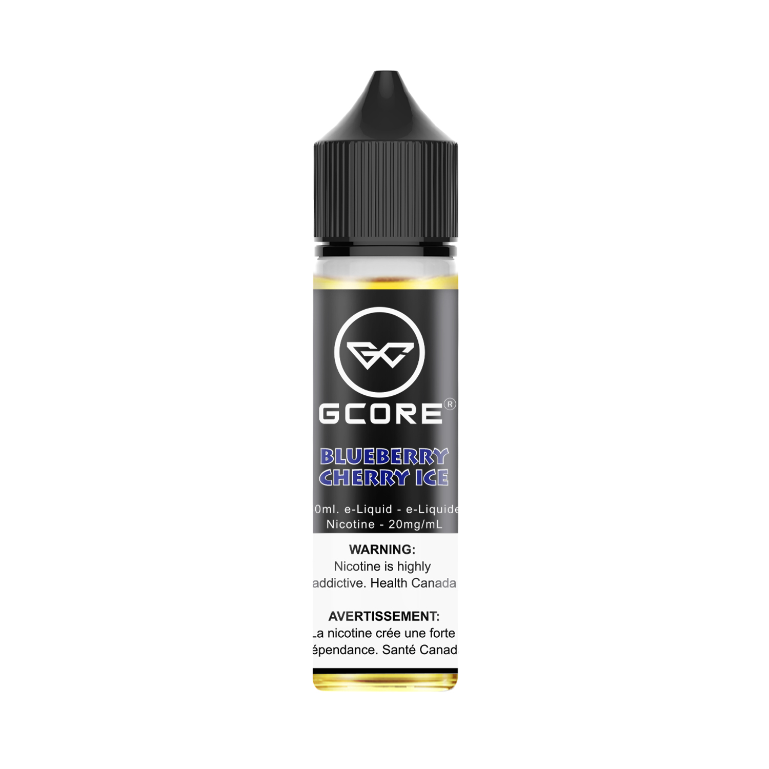 Blueberry Cherry Ice <b style="color:#6A1B9A;">(20mg/ml)</b> 60ml  <b style="color:yellow">(Tax not Incl.)</b>