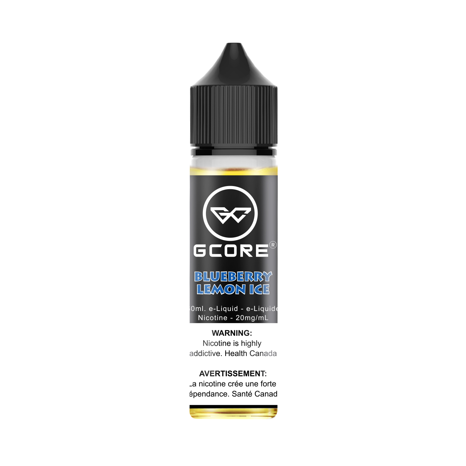 Blueberry Lemon Ice <b style="color:#6A1B9A;">(20mg/ml)</b> 60ml  <b style="color:yellow">(Tax not Incl.)</b>