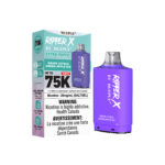 Grape citrus green apple ice  Ripper X 75K (20mg/ML / 5PCs) <b style="color: YELLOW">(Tax not Incl.)</b>