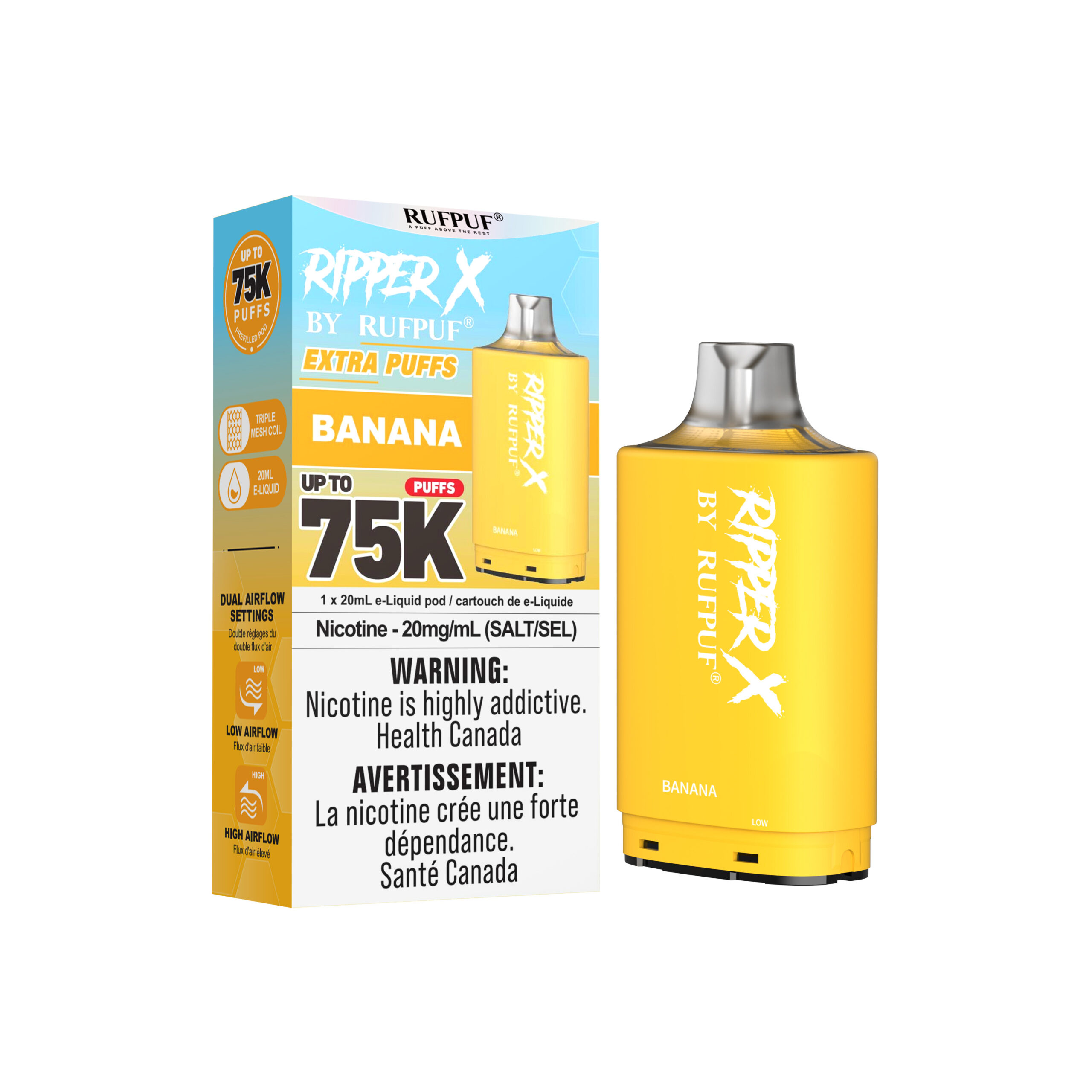 Banana Banana Ripper X 75K (20mg/ML / 5PCs) <b style="color: YELLOW">(Tax not Incl.)</b> - Image 1