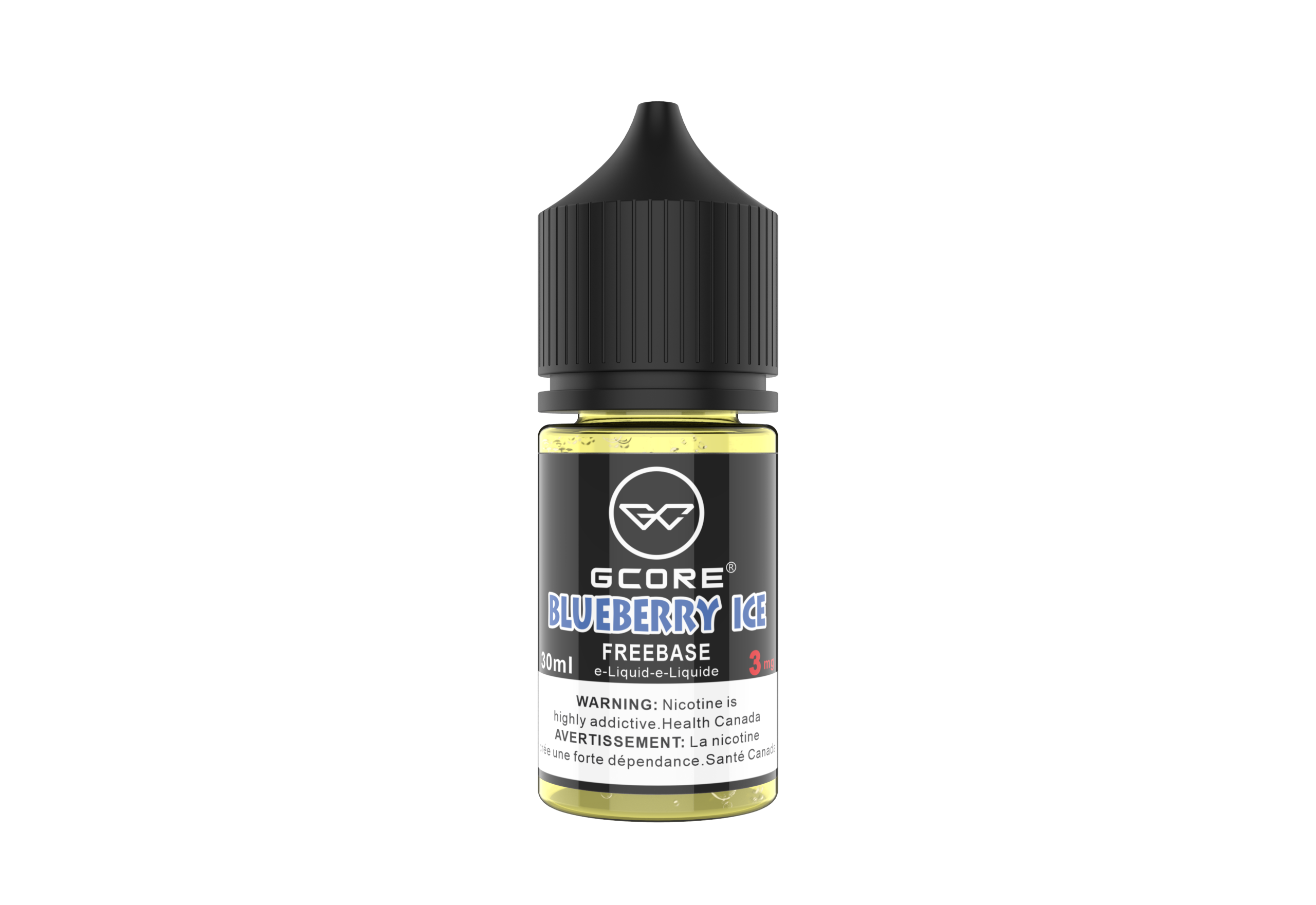 3mg---30mL油瓶-Blueberry ice Blueberry Ice <b style="color:#007bff;">3mg</b> FREEBASE 30ML E-juice <b style="color:yellow">(Tax not Incl.)</b> - Image 1